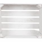caisse à pommes blanche, pour rangement ou étagère de décoration
