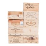 lot de caisses à vin déclassées