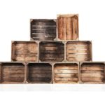 pack de caisses à pommes vintage