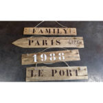 panneau personnalisé cordelette de décoration