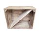 caisse en bois, étagère diagonale de décoration pour maison
