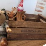 Petite caisse en bois vintage
