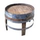 Table basse en bois de tonneau
