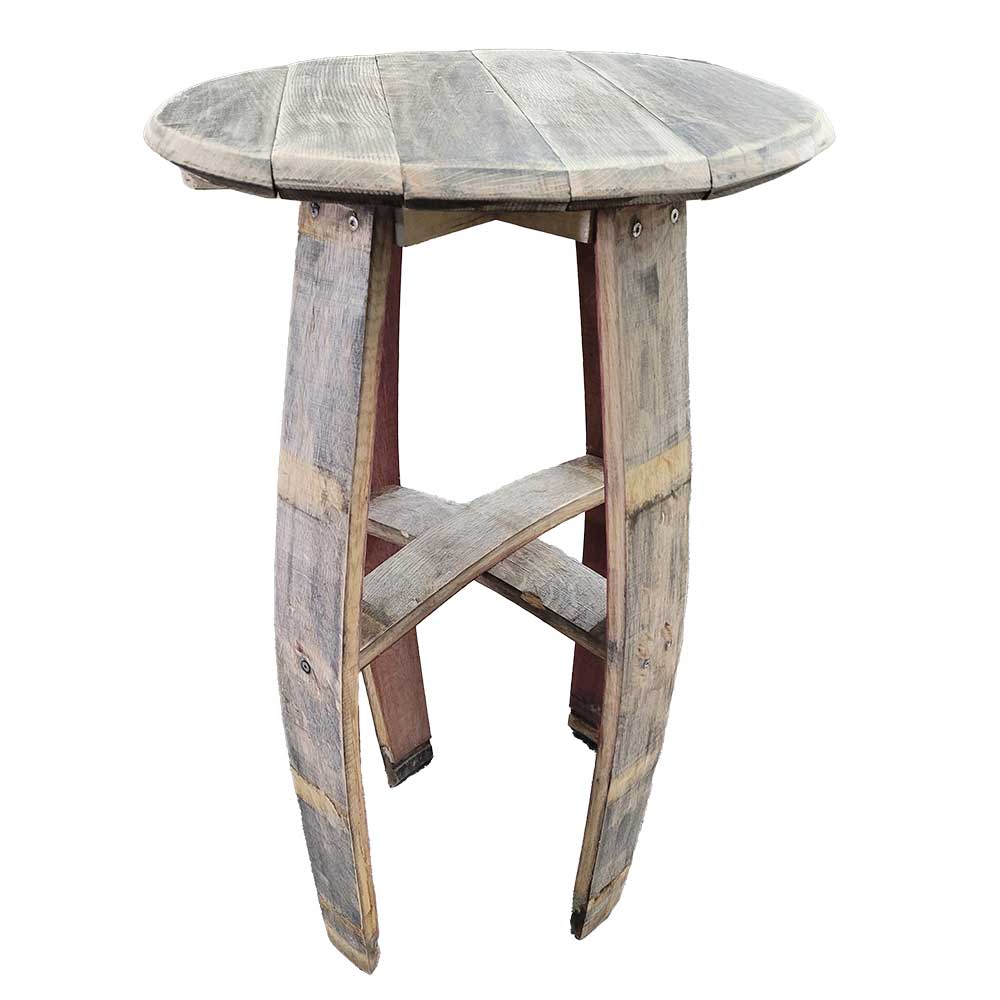 Table, mange debout en bois recyclé vintage.