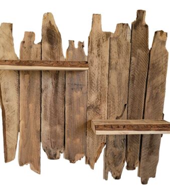 Petite étagère en bois mural, avec un style vintage et de bois qui flotte.
